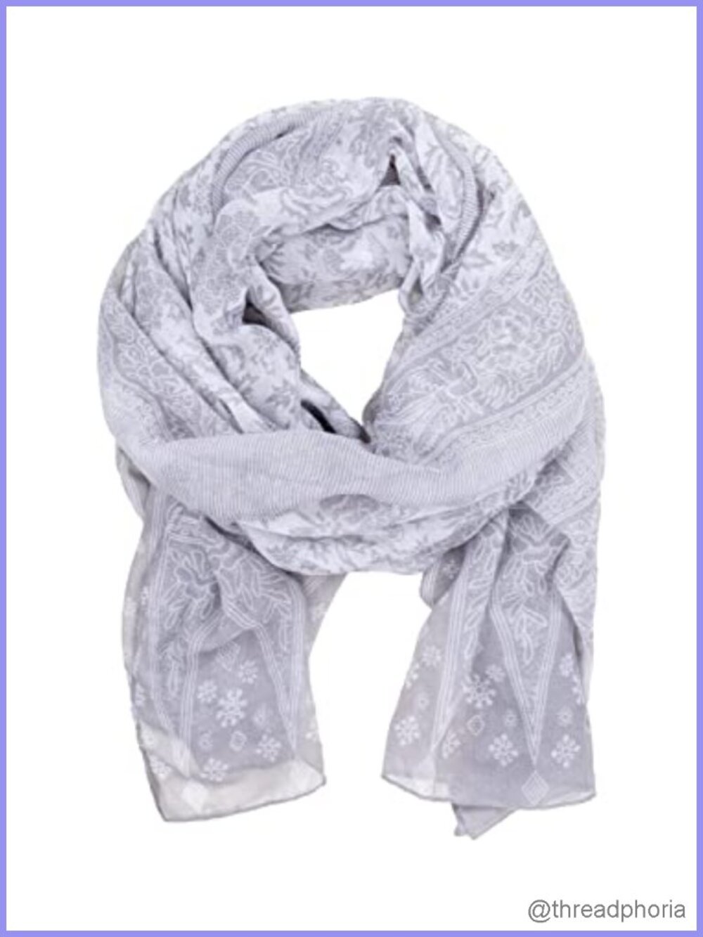 Insect Repellent Scarf Wrap Large Polyester Shawl 70x36 Outdoor